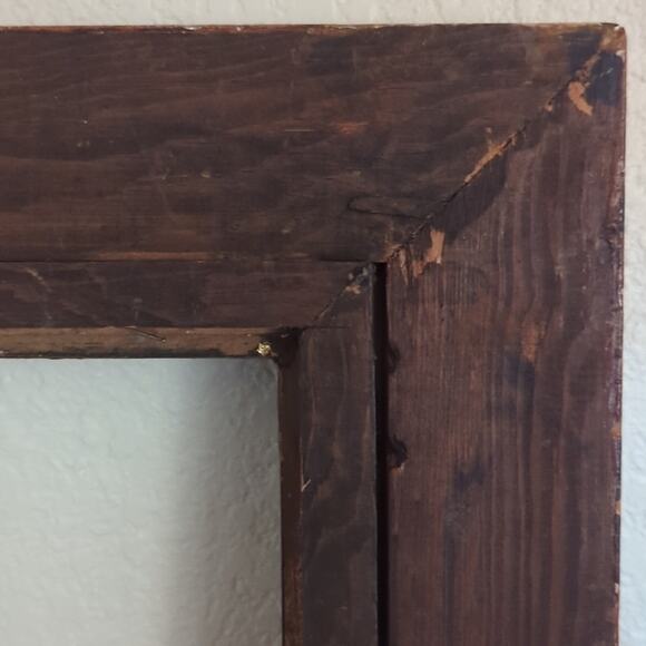 Antique 1700s-1800s Gold Gilt Large Wood Portrait Art Frame 26.5"× 21.25" - Picture 8 of 10